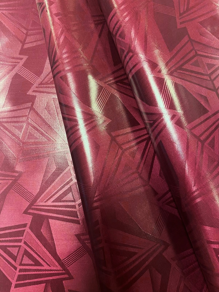 Bazin uni Color 301-bordeauxrot