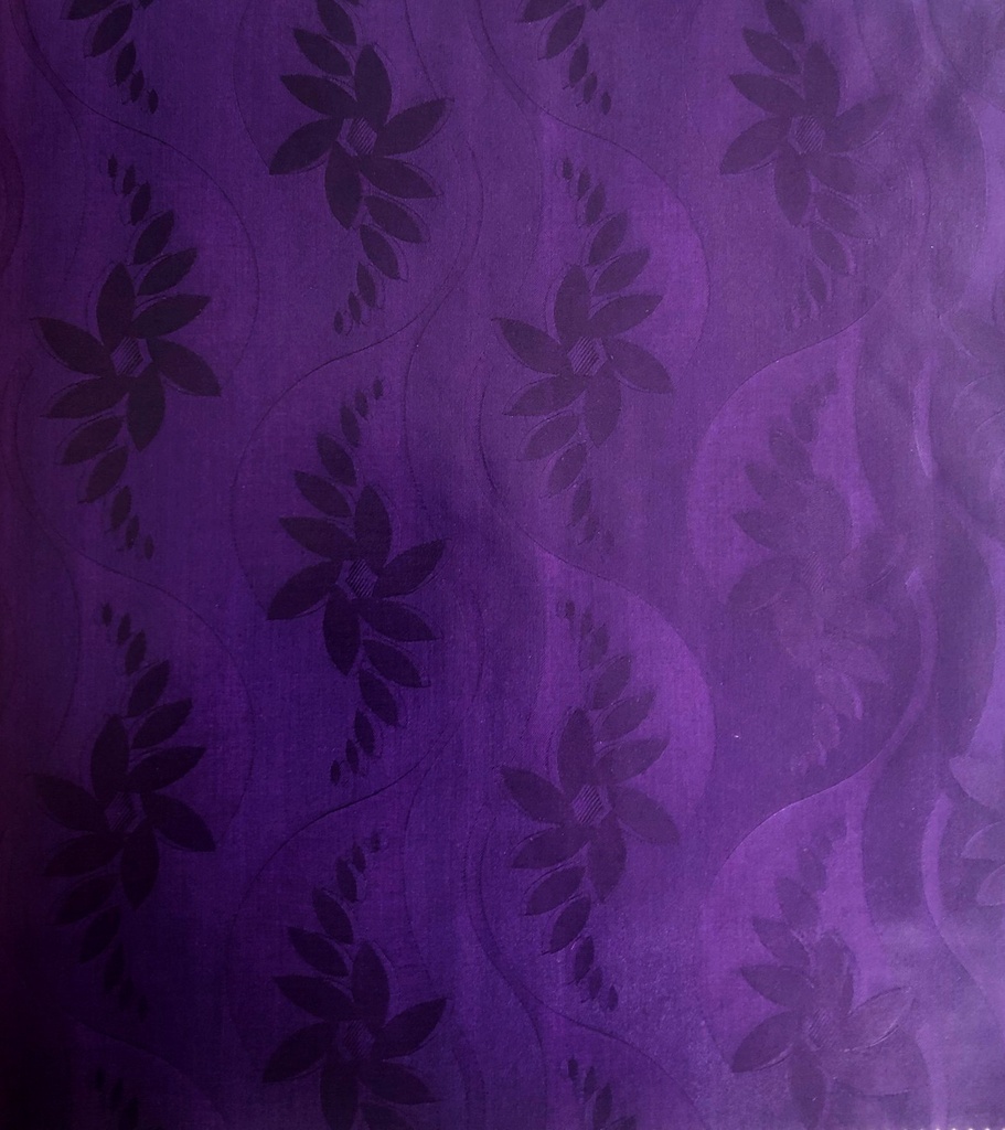 Bazin uni Color 420-violet foncé - 5 m