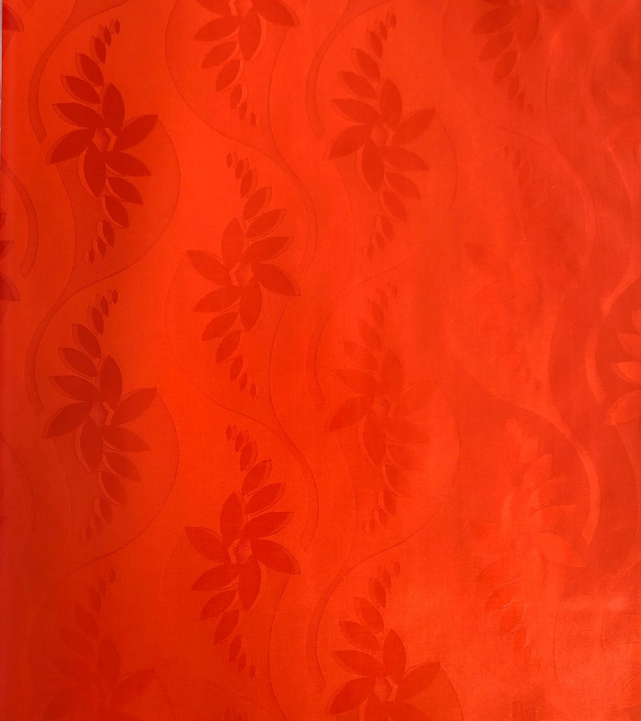 Bazin uni Color 215-red-orange 4,7 m