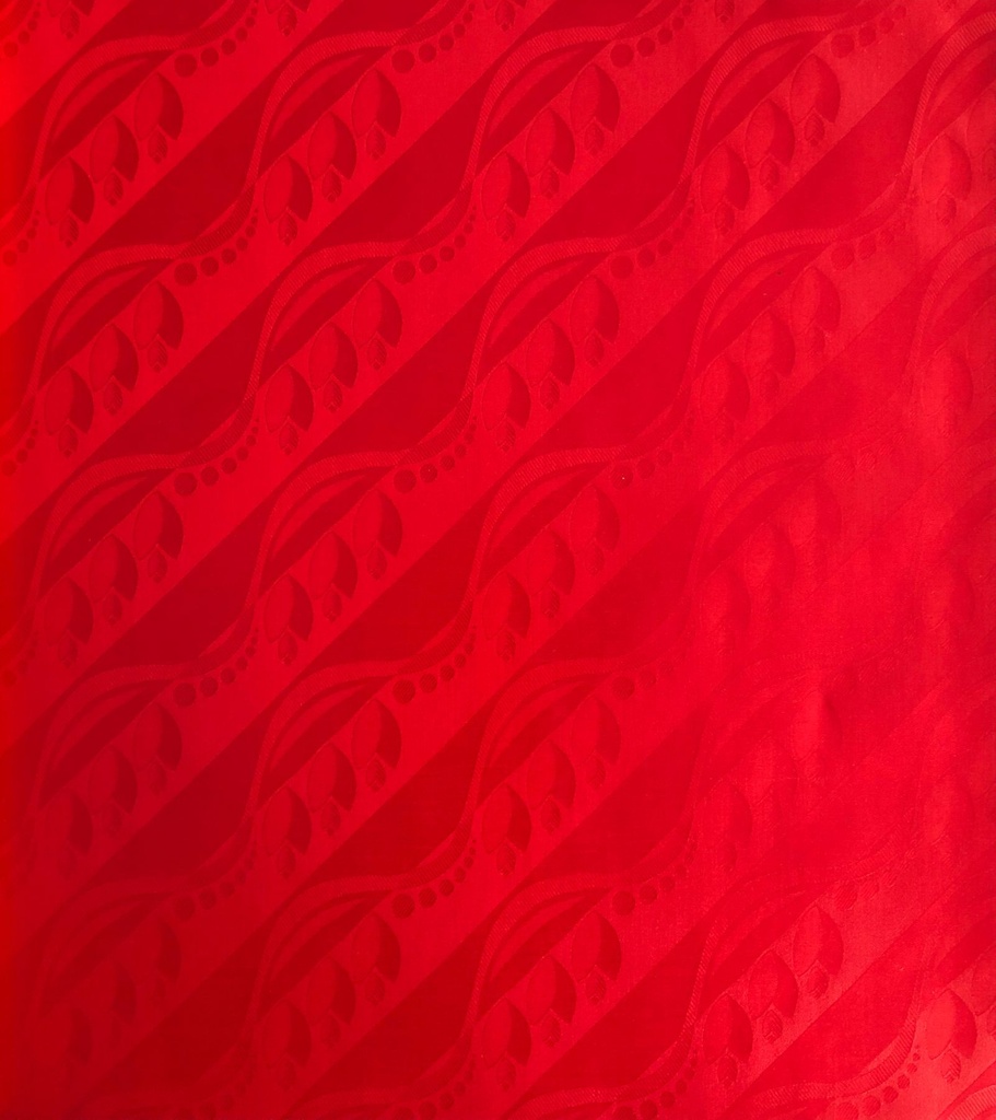 Bazin uni Color 315-red 5,6 m