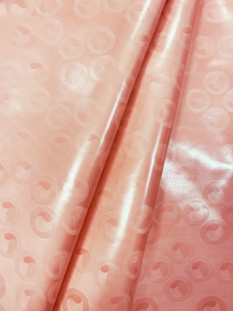 Bazin uni Color 204-salmon pink | HF