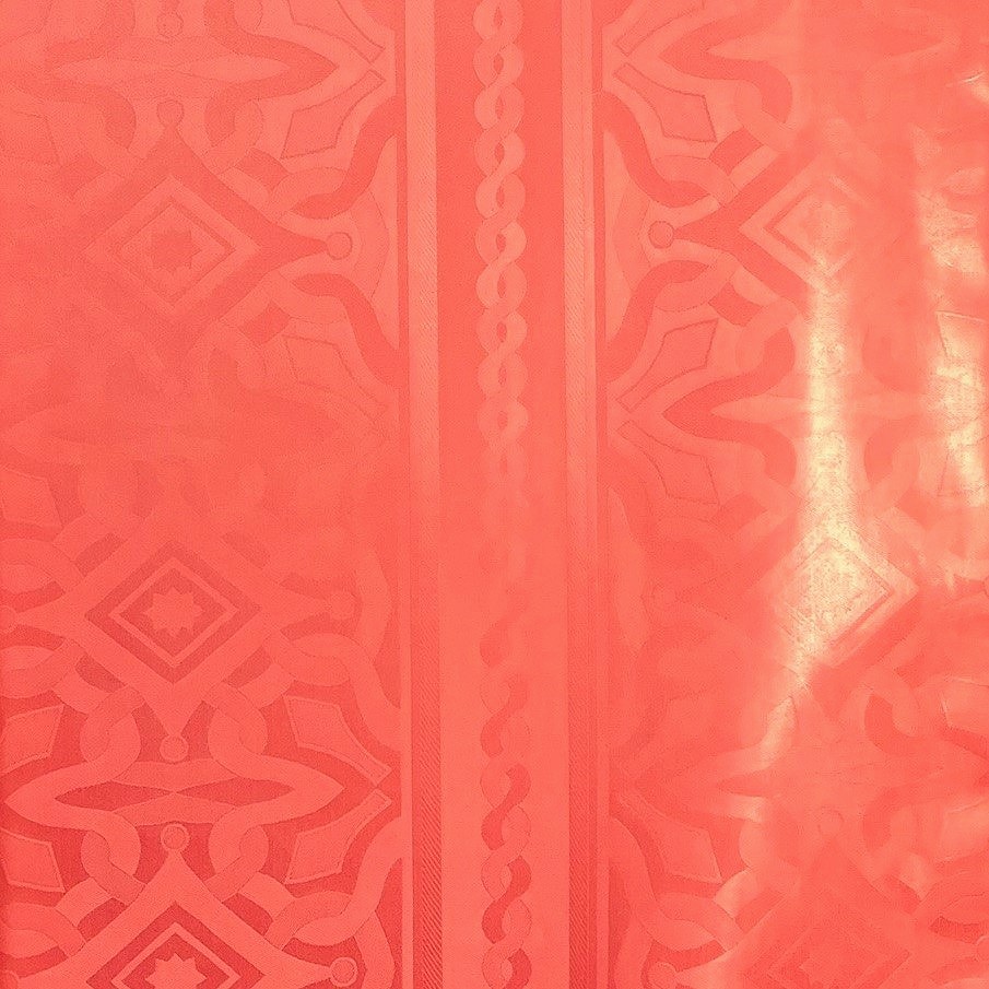 Bazin uni Color 326-coral pink | D