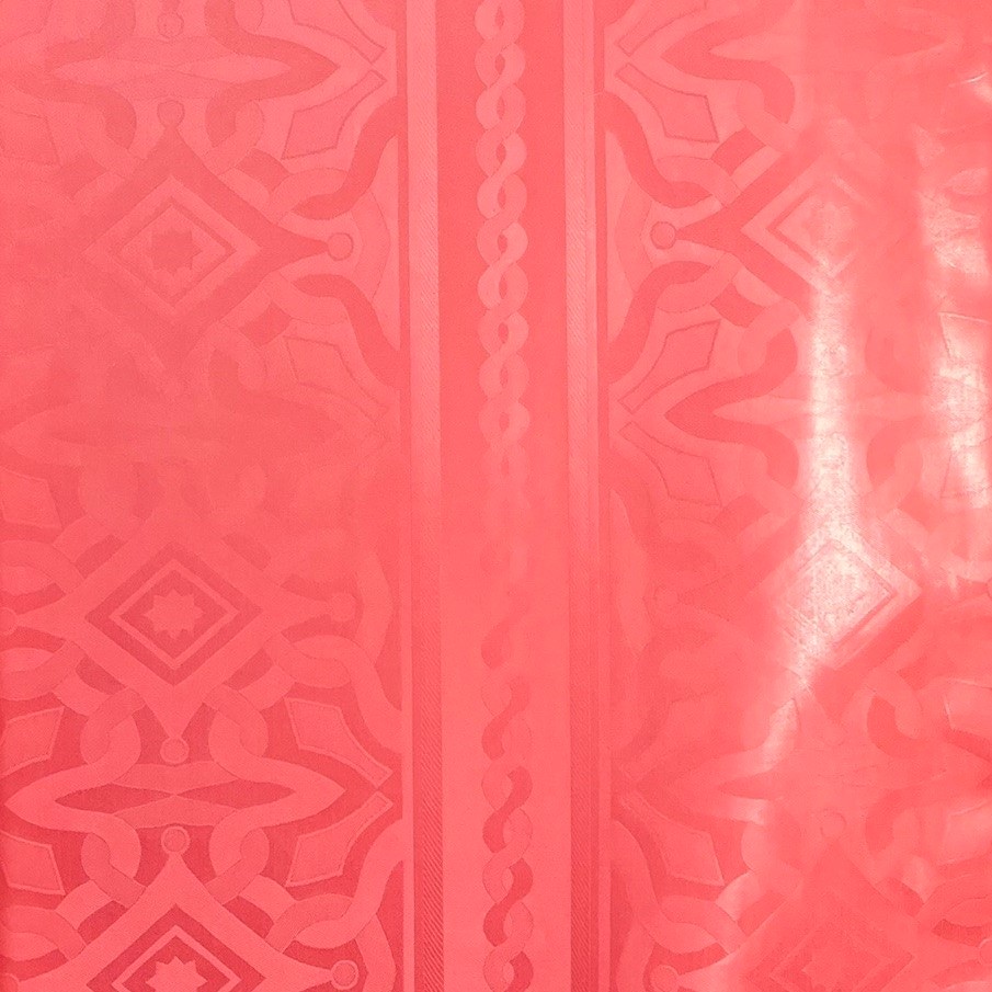 Bazin uni Color 326-rose corail, 30 m