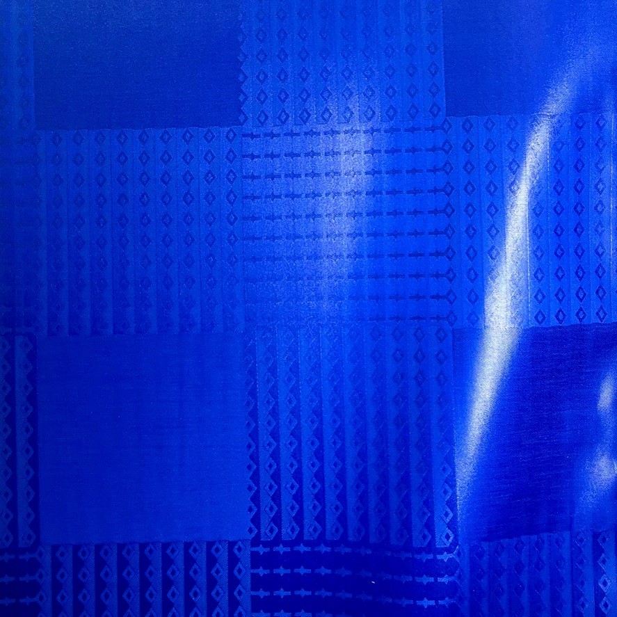 Bazin uni Color 568-bleu, 30 m