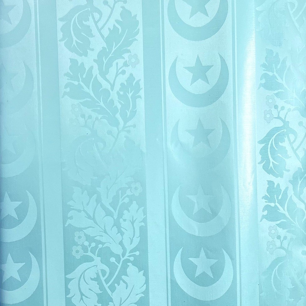 Bazin uni Color 591-aqua, 30 m