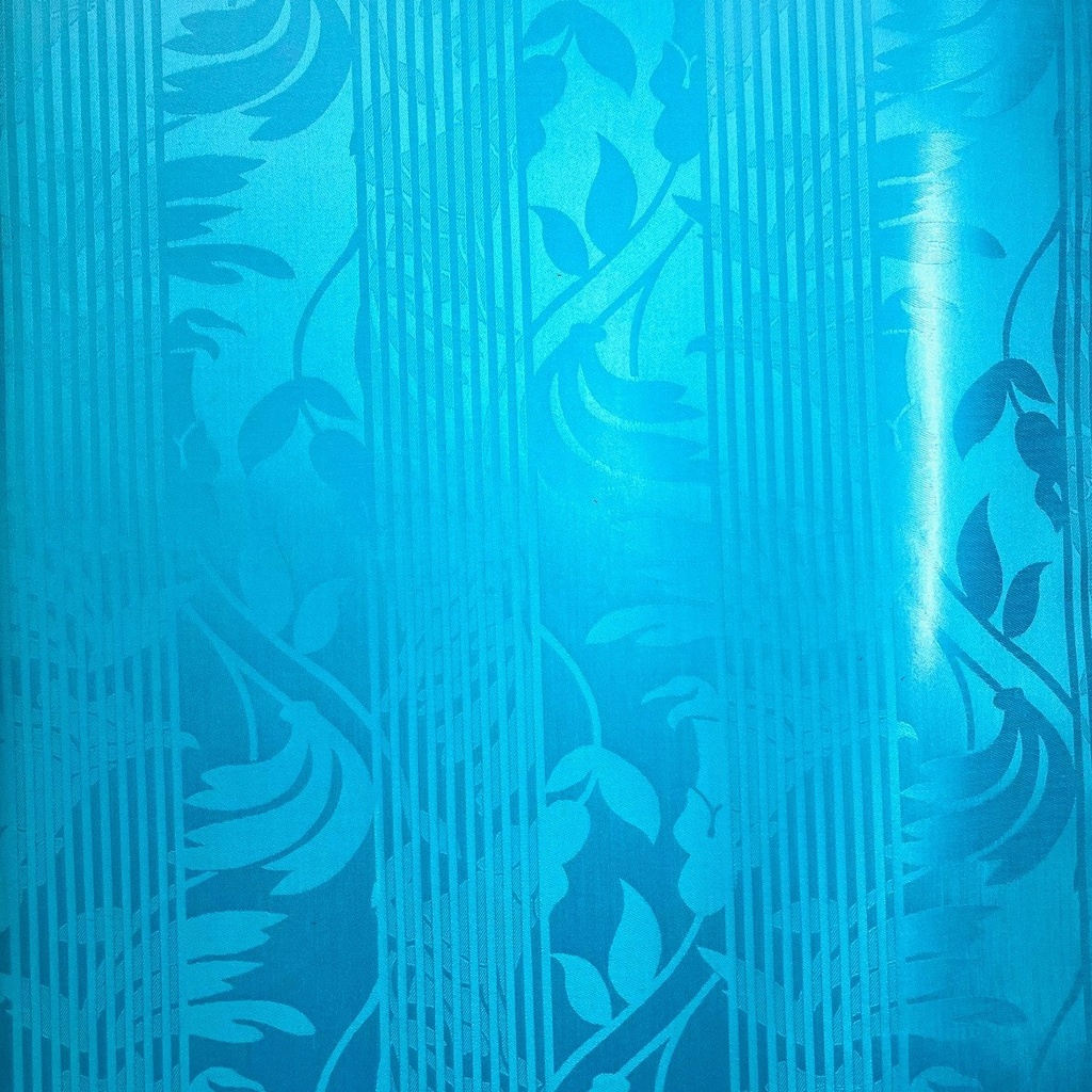 Bazin uni Color 596-turquoise blue, 30 m