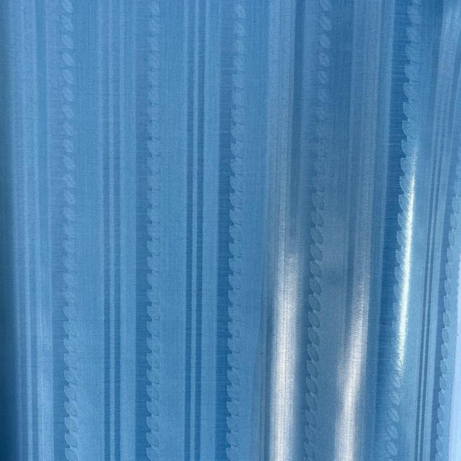 Bazin uni Color 509-bleu jean clair 5,2 m