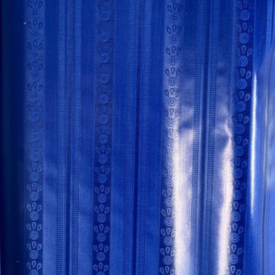 Bazin uni Color 546-dark blue 4 m