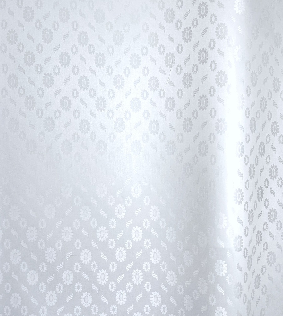 Bazin uni Color 0211-blanc - 5,6 m
