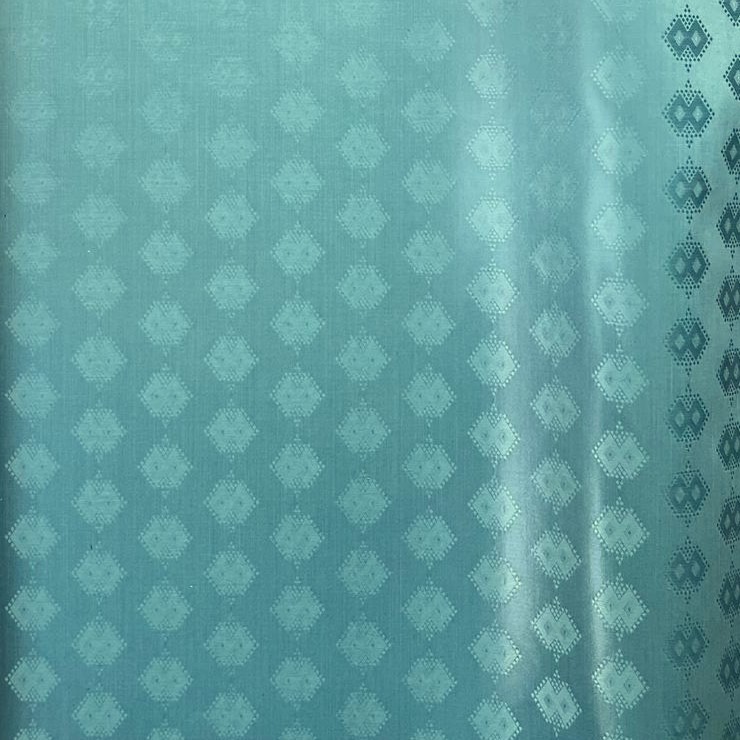 Bazin uni Color 619-grautürkis 5 m