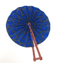 éventail bleu