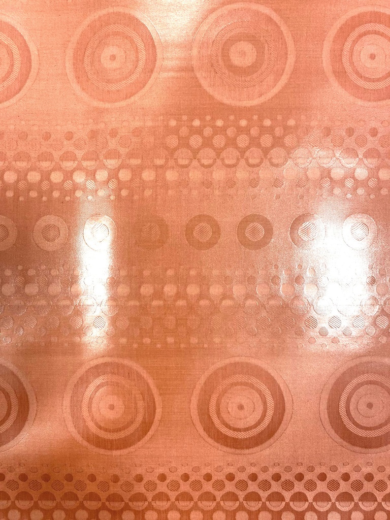 Bazin uni Color 808-kupfer | D - 3 m