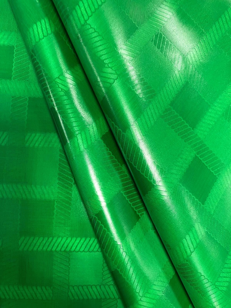 Bazin uni Color 641-grasgrün | D - 3 m
