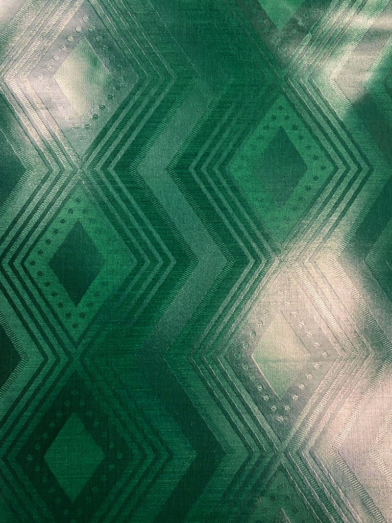 Bazin uni Color 636-dark green | D - 3 m