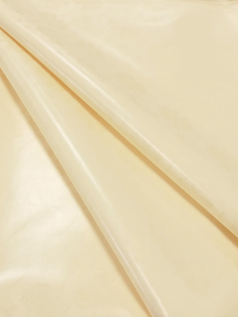 Bazin uni Color 101-jaune pastel clair | D - 4 m