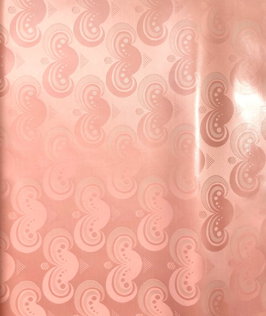 Bazin uni Color 204-rose saumon | D - 3 m