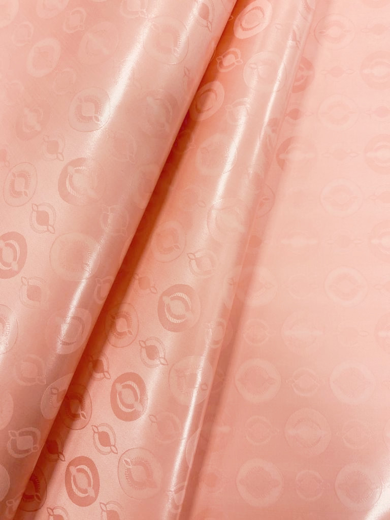 Bazin uni Color 204-salmon pink | D - 3 m