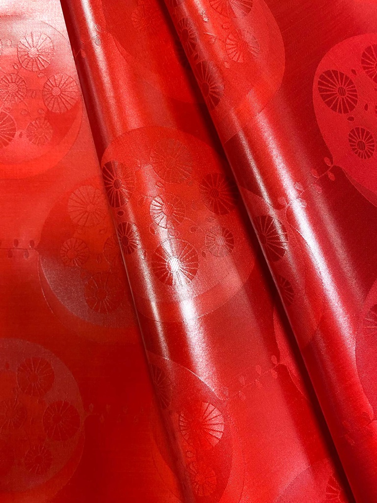 Bazin uni Color 315-rouge