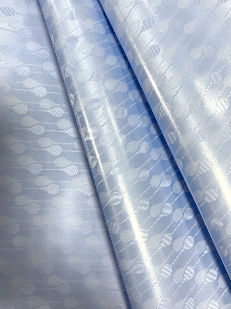 Bazin uni Color 542-bleu ciel | D - 4 m