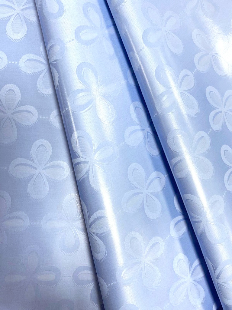 Bazin uni Color 542-bleu ciel | D - 5 m