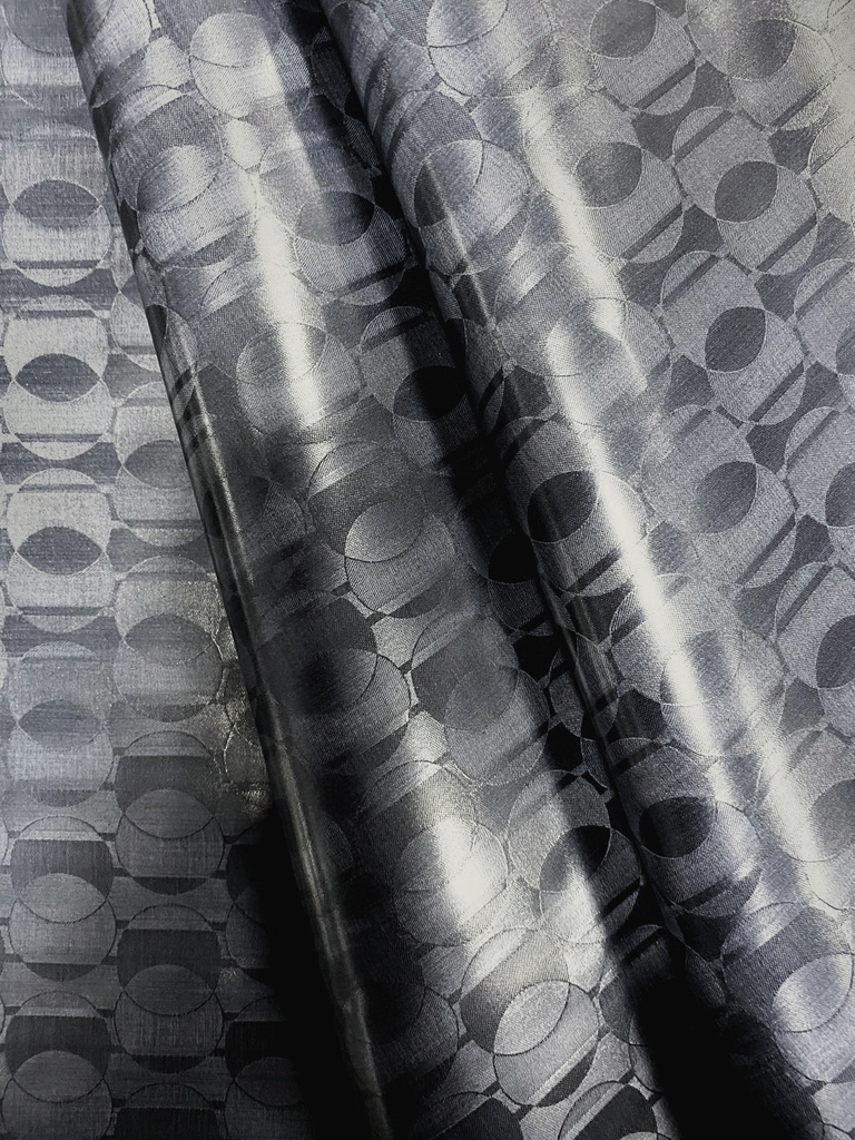 Bazin uni Color 910-gris foncé | D