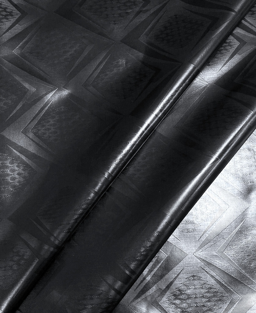 Bazin uni Color 994-noir | V - 1 m