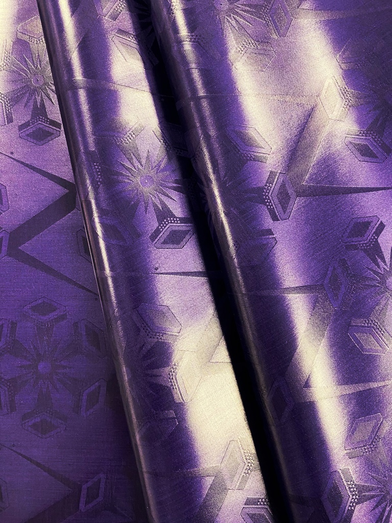 Bazin uni Color 424-dark purple | D - 5 m