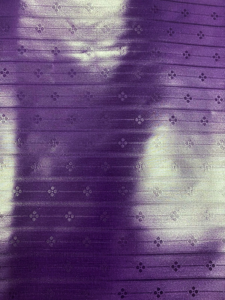 Bazin uni Color 424-dark purple | D - 3 m