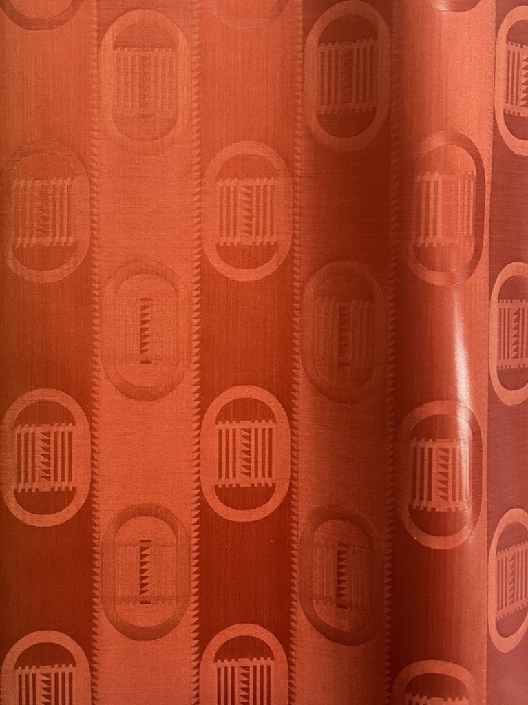 Bazin uni Color 831-rouge rouille | HF