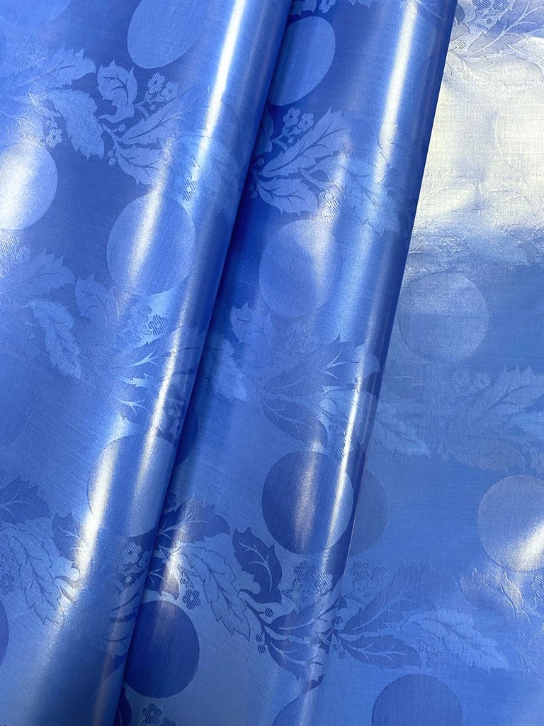 Bazin uni Color 544-bleu | D - 3 m