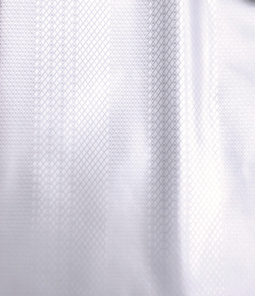 Bazin Buntgewebt lichtgrau | 3 m