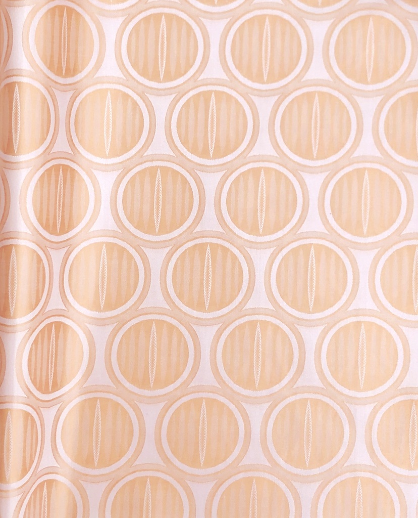 Bazin Buntgewebt hell-orange | 4 m