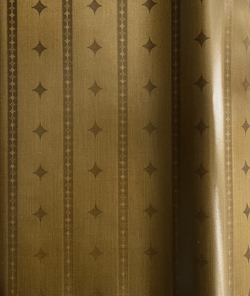 Bazin uni Color 830-olivbraun | D - 3 m