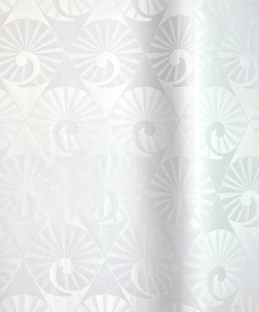 Bazin artisanal 0211-blanc | 4 m