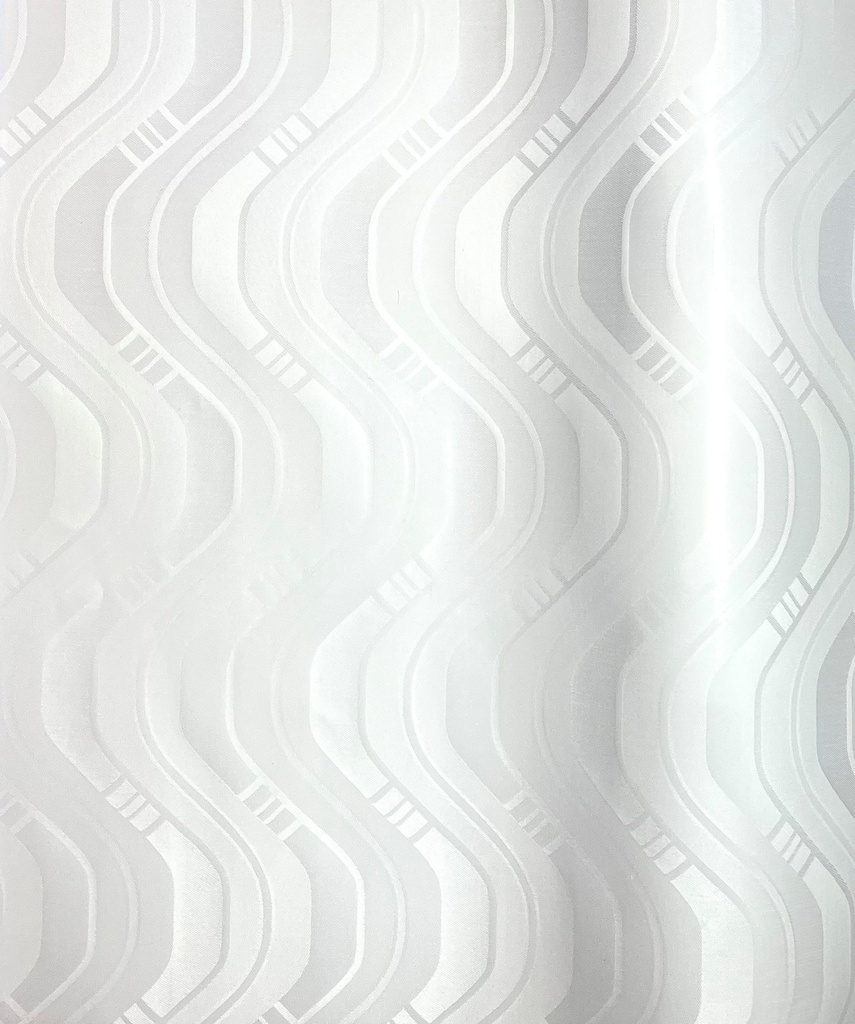 Bazin artisanal 0211-blanc | 4 m