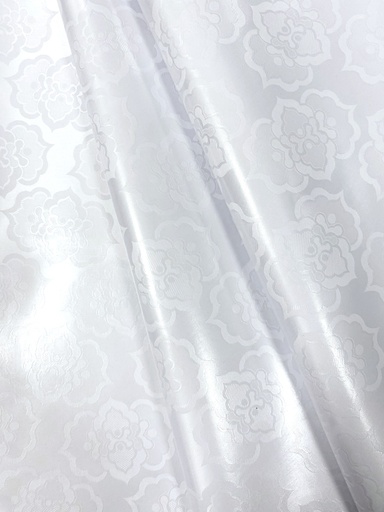 Bazin uni Color 0211-weiß | D