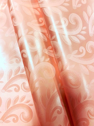 Bazin uni Color 206-saumon