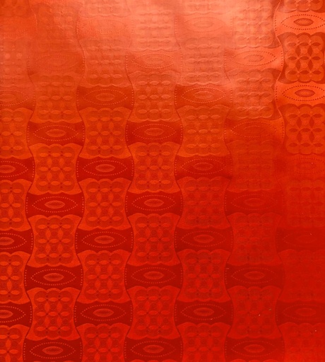 [1985-S215-20965] Bazin uni Color 215-orange rouge
