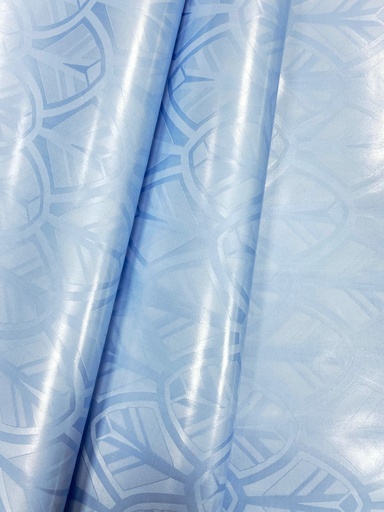 Bazin uni Color 542-bleu ciel