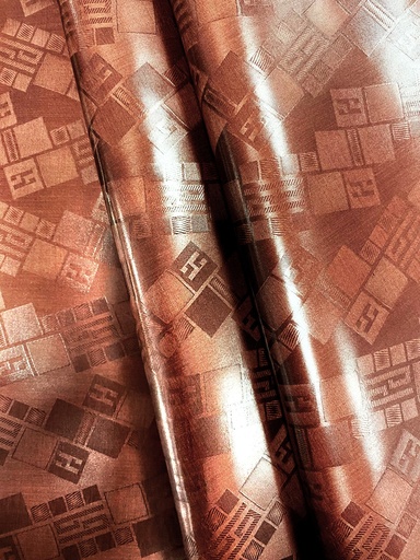 Bazin uni Color 829-marron