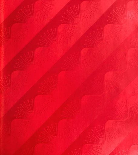 [2042-S315-10WQ-5] Bazin uni Color 315-rouge 5 m