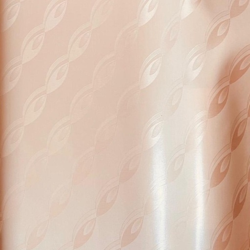 [2120-S834-13V2-5] Bazin uni Color 834-saumon pastel 5m