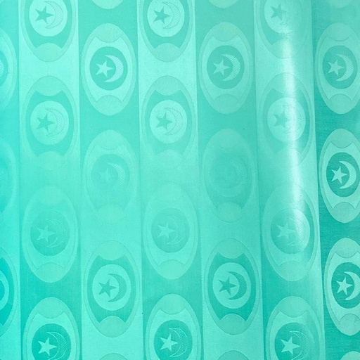 [1896-655122-20753-30] Bazin uni Color 655-menthe, 30 m