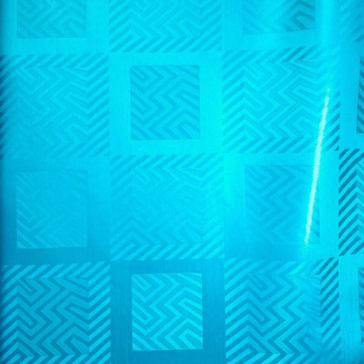 [1913-595242-20803-30] Bazin uni Color 595-turquoise blue, 30 m