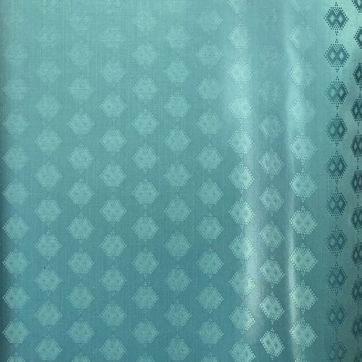 [2134-S619-14P8-5] Bazin uni Color 619-turquoise grisé 5 m