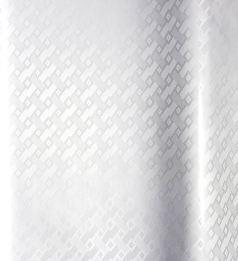 [2134-0209-14LB-5] Bazin uni Color 0209-blanc 5 m