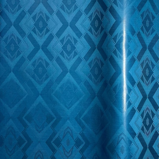 [2134-S533-1492-4,6] Bazin uni Color 533-teal 4,6 m