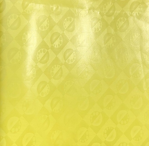 [1883-125222-20663-4] Bazin uni Color 125-gelb | B - 4 m