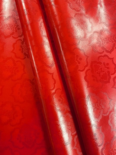 [1920-S315-20887-4] Bazin uni Color 315-rouge - 4 m