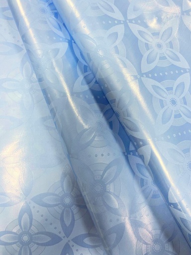 [2013-S542-21056-4] Bazin uni Color 542-sky blue | D - 4 m